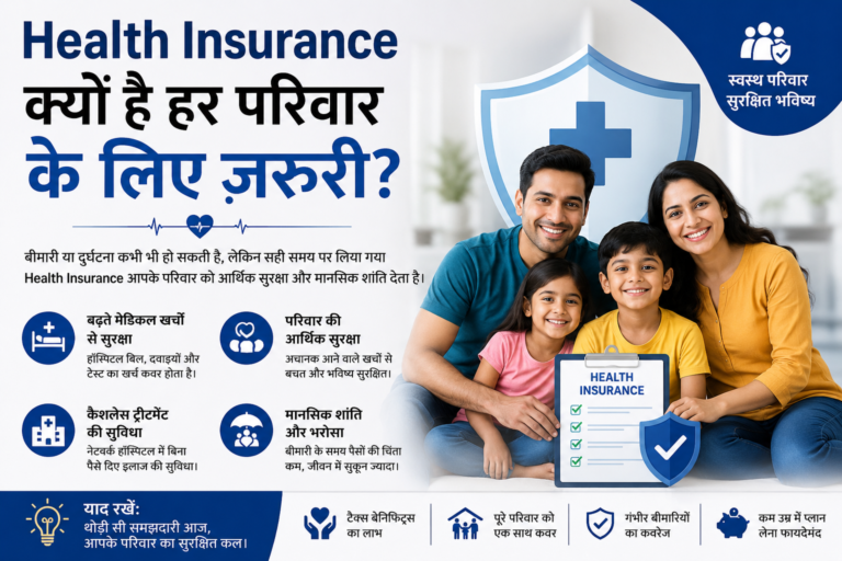 Health Insurance क्यों है हर परिवार के लिए ज़रूरी?